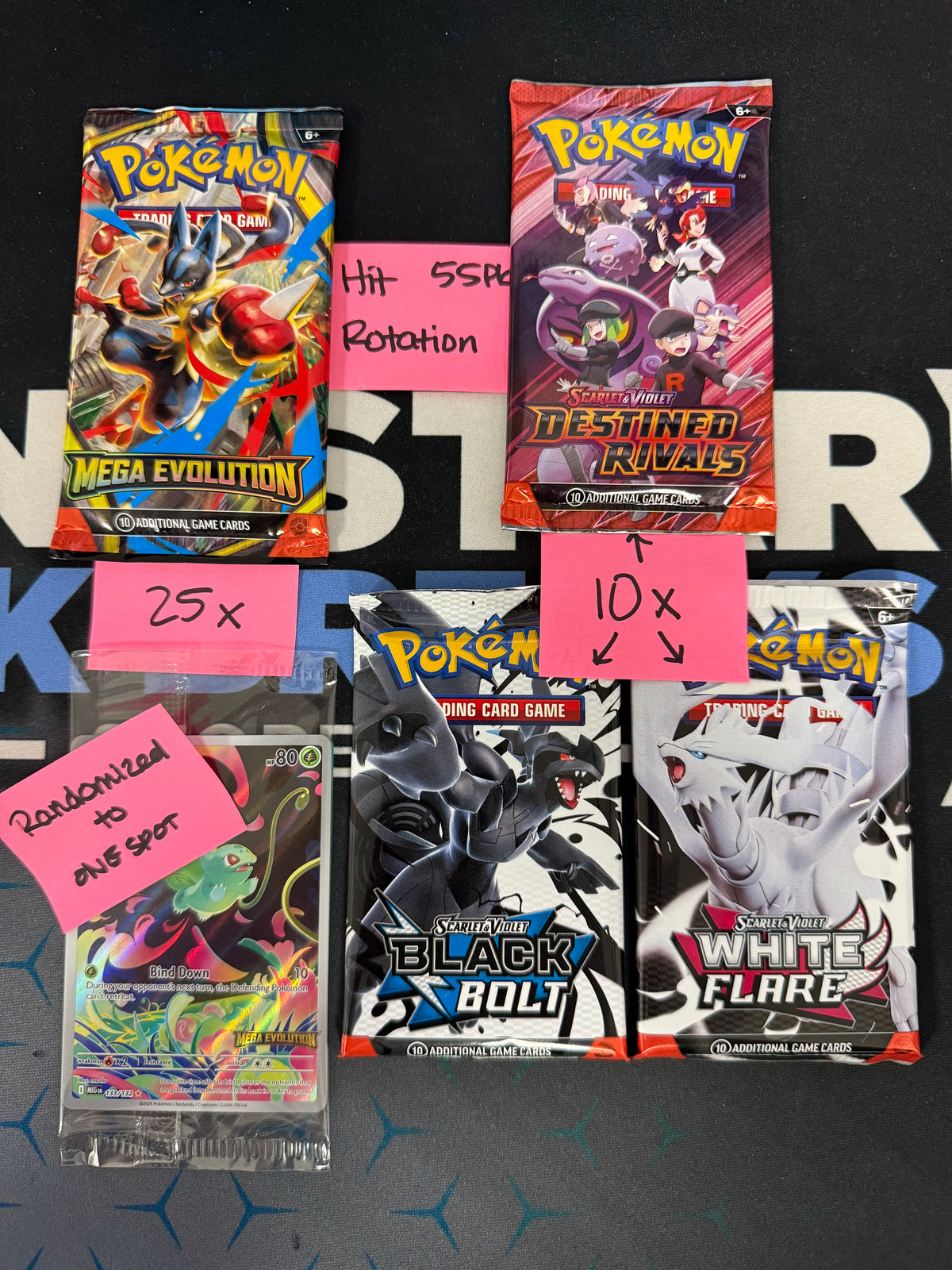Break #17 Mega Evolution Mixer Plus Promo Giveaway 55pk 6 Spot Rotation Fri Oct 17th 7PM CST (Copy)