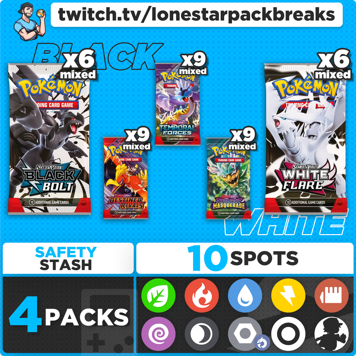 Break #10 SV era Mixer 10 type Fri Aug 8th 6PM CST