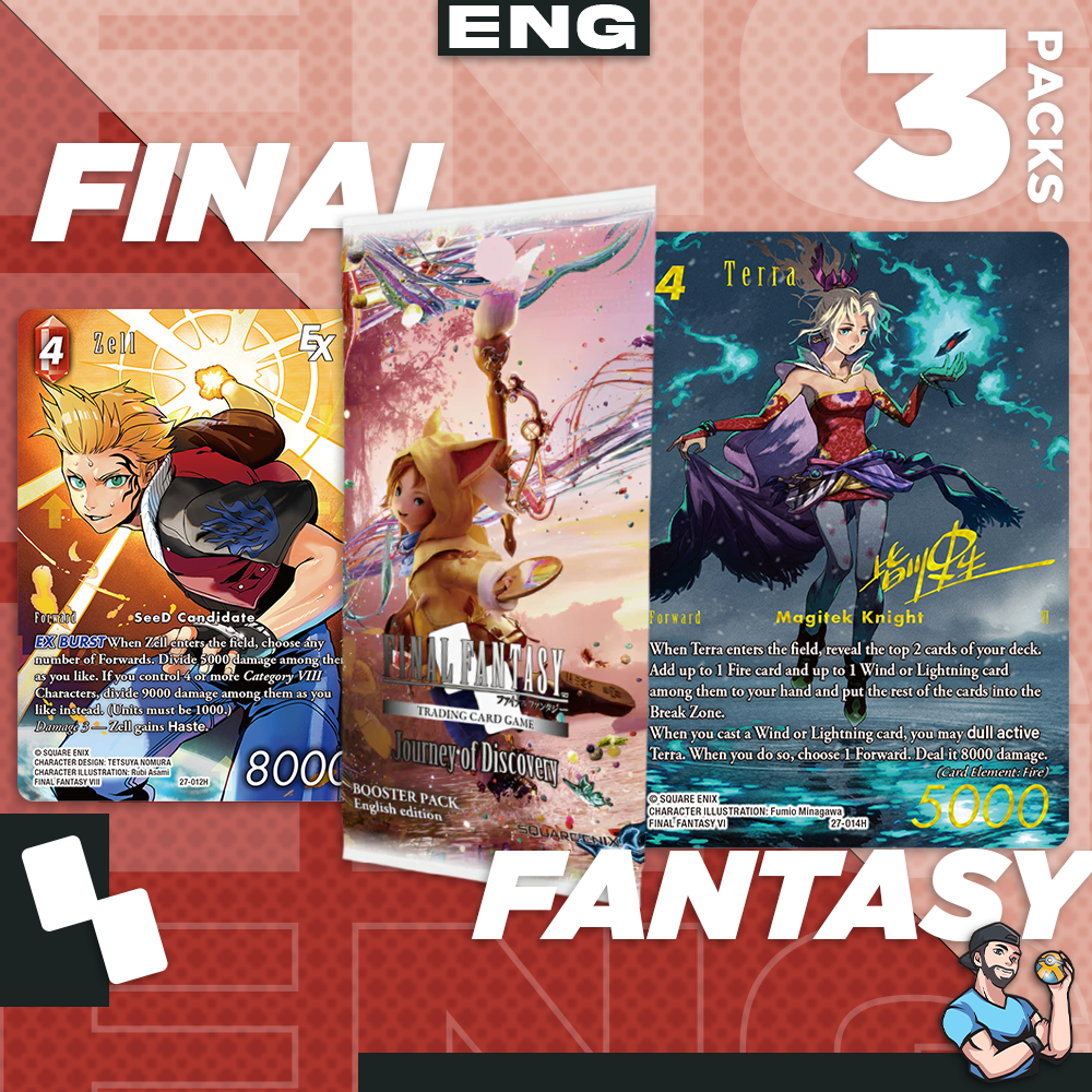 Personal Break Final Fantasy Journey of Discovery FFJD 3 Pks