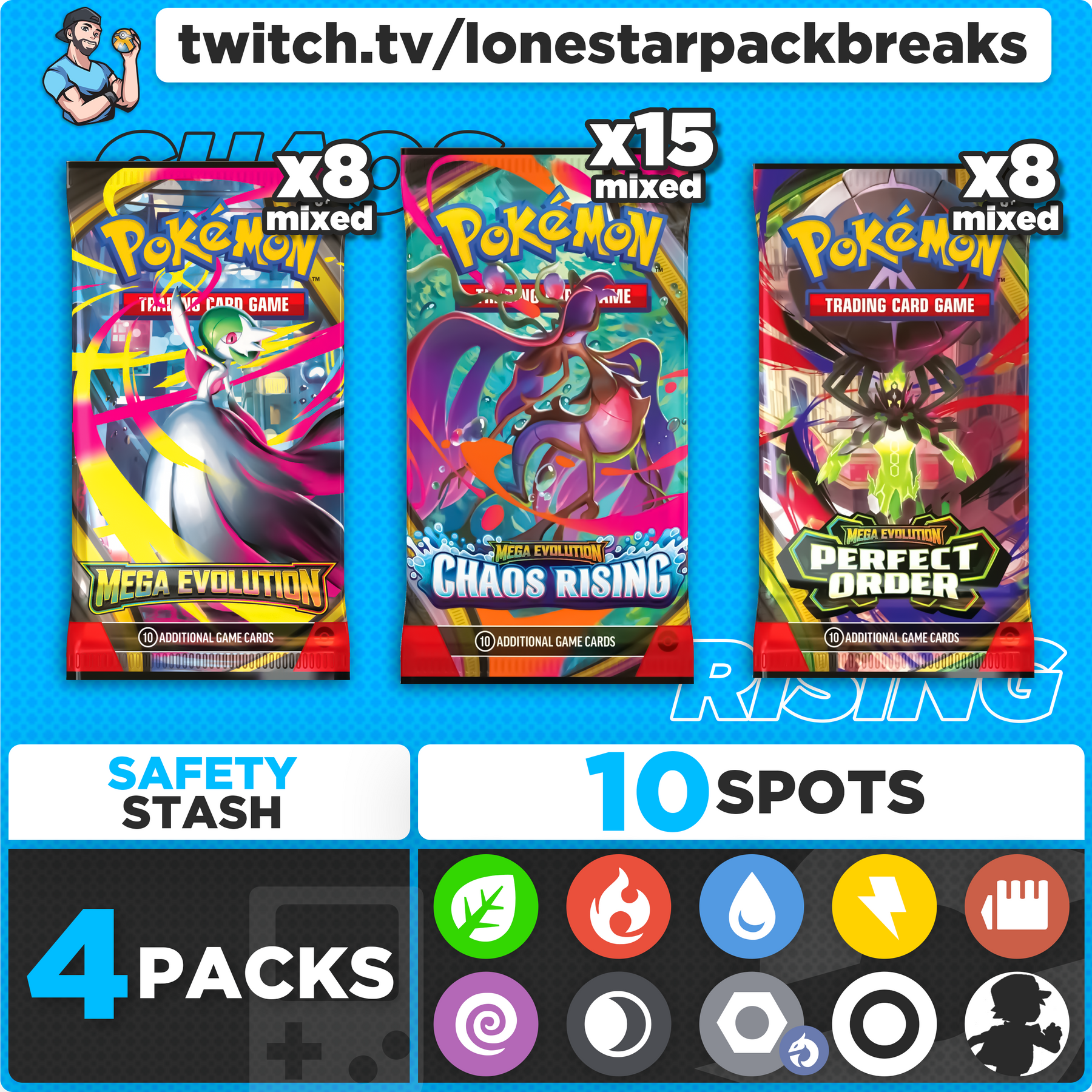 Break #7 Chaos Rising Mixer 10 type Fri June 12th 7PM CST